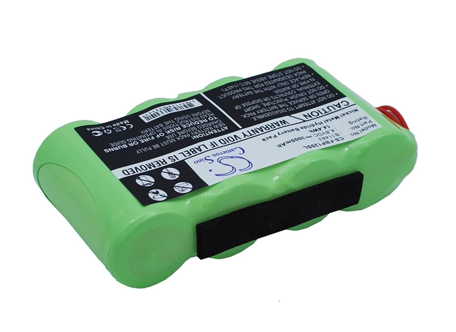 Cameron Sino Battery for Fluke 123S (Firmware Below V2, Fluke 43 Power Quality Analyze, Fluke 43B Power Quality Analyz, Scopemeter 120 3000mAh