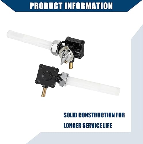 Miniatura 7 de Llave de combustible para motocicleta con rosca macho para Harley FXST FLST FXD FLT 1995-2001, interruptor de válvula de gasolina, válvula de cierre