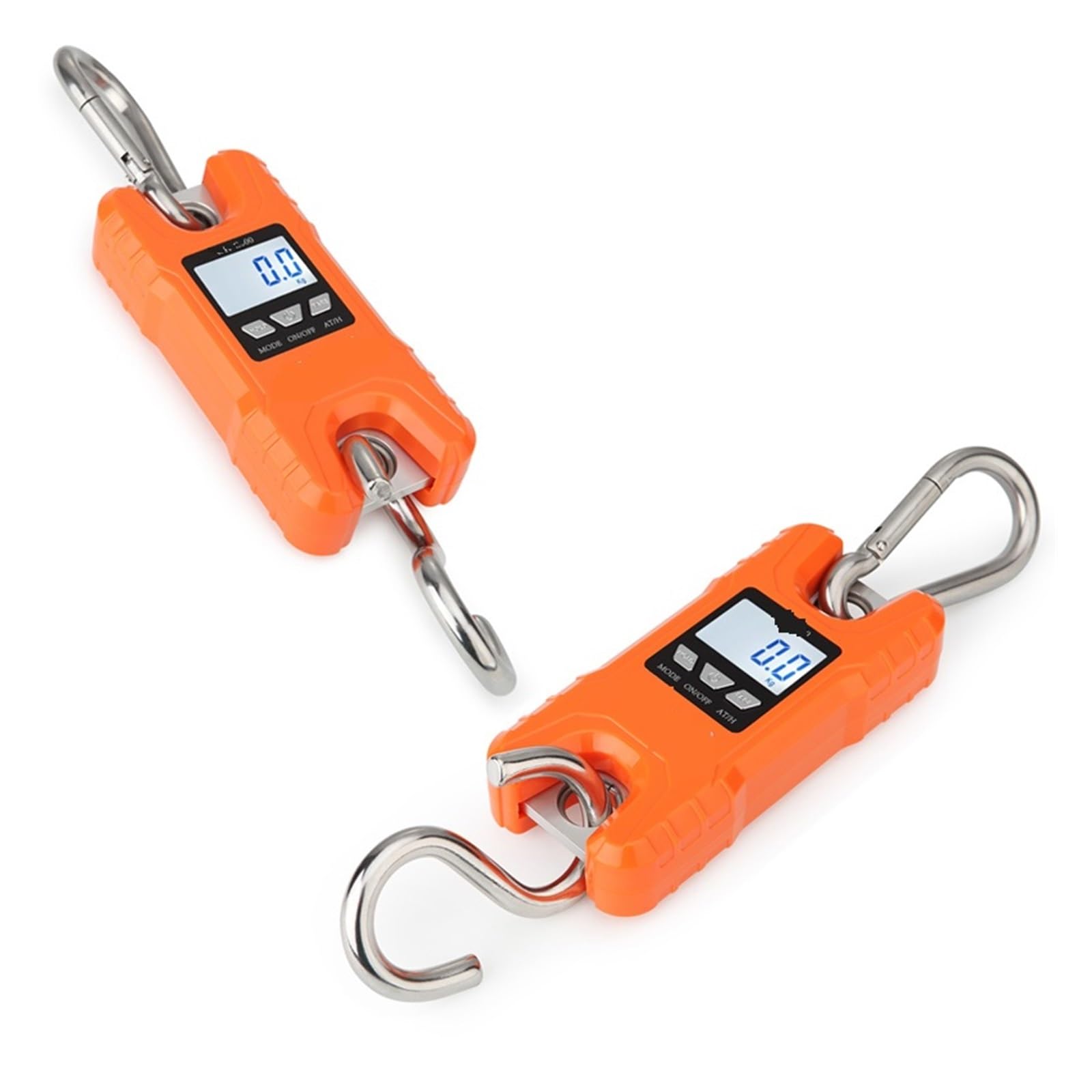 Báscula de grúa industrial de servicio pesado Báscula de grúa de 500kg/100g, báscula colgante Industrial de alta resistencia de 0,2 kg-500kg, báscula electrónica Digital LCD con gancho de acero inoxid