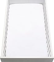 Newton Baby Organic Fitted Crib Sheets 2-Pack - Ultra Breathable Muslin Cotton, Soft Secure Fit for Standard Cribs, White