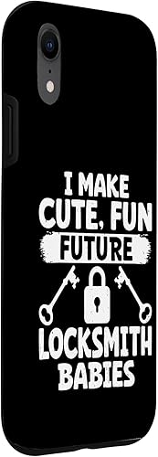 Miniatura 3 de Locksmithing I Make Cute Fun Future Locksmith Babies Case for iPhone XR