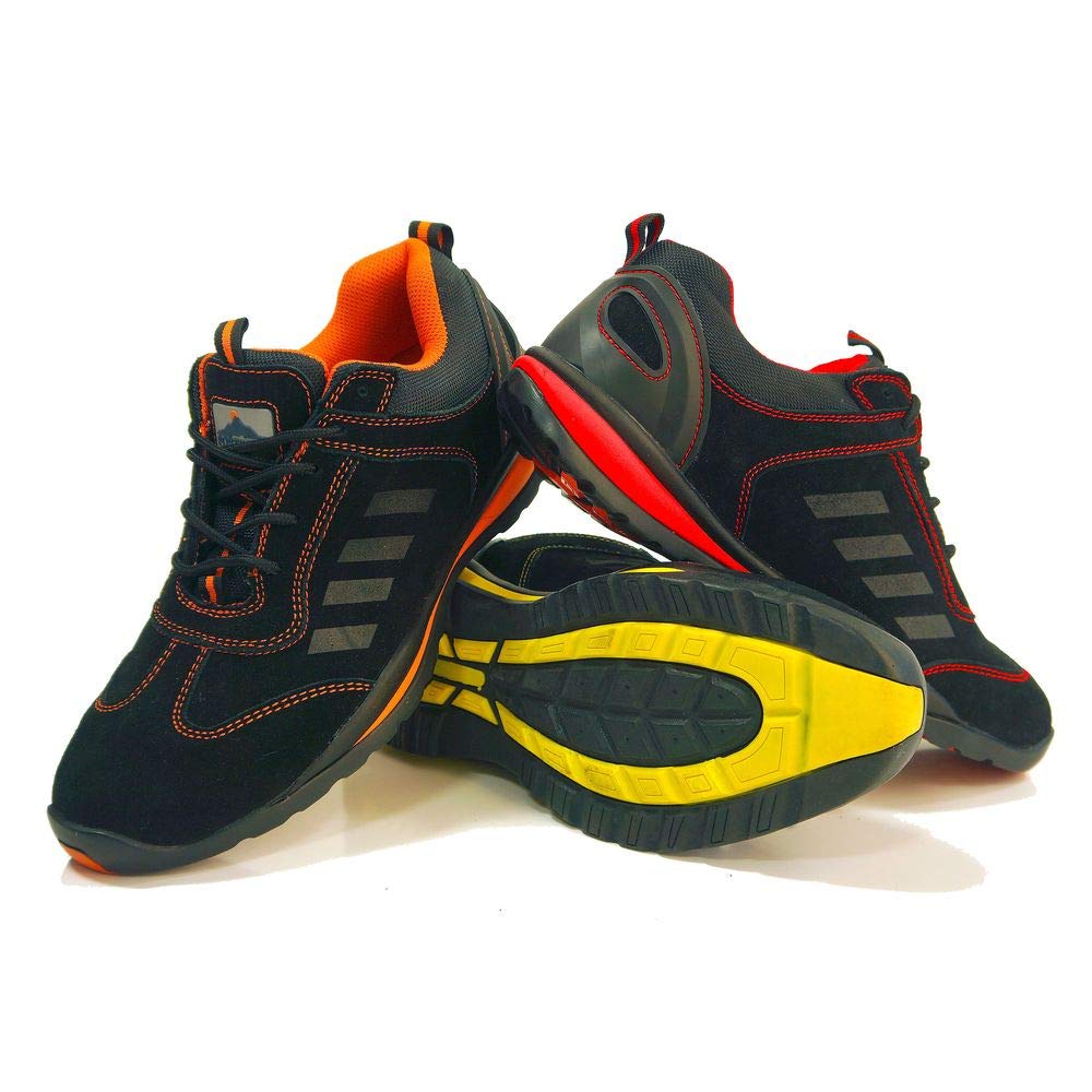 Portwest Deportivo Steelite Lusum S1P Hro, Tamaño: 44, Color: Rojo, FW34RER44