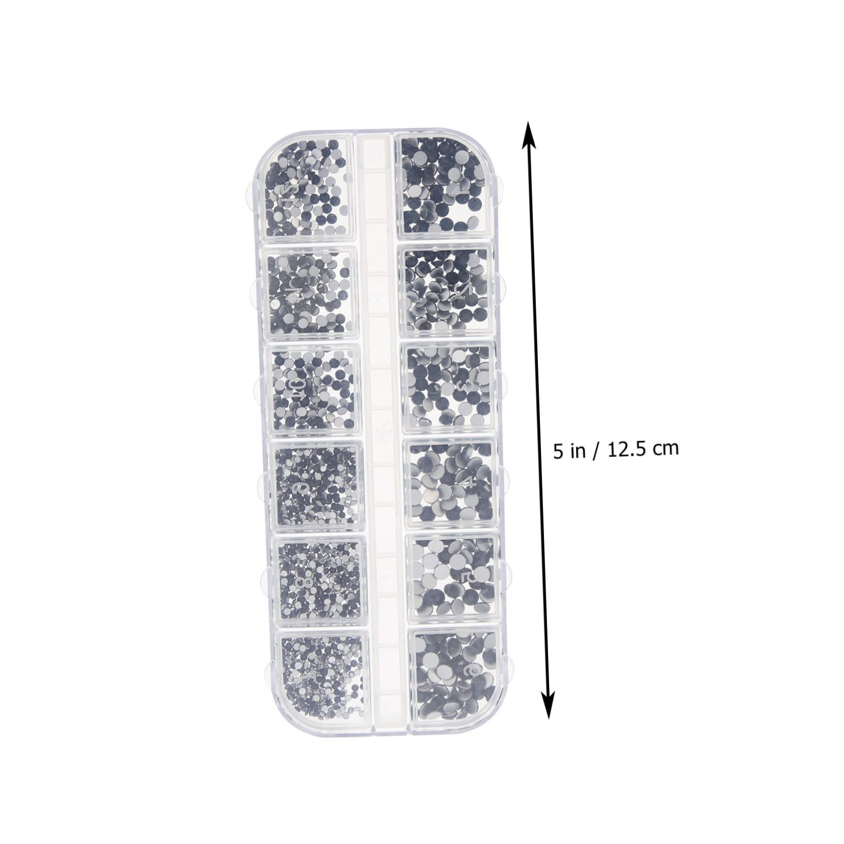 Beavorty 3 Juegos Maquillaje De Diamantes De Imitación Accesorios Uñas Cristales Para Manualidades Decoracion Uñas Decoración Uñas Encantos De Uñas Piso Uñas Semicíricas Acero Inoxidable 3d