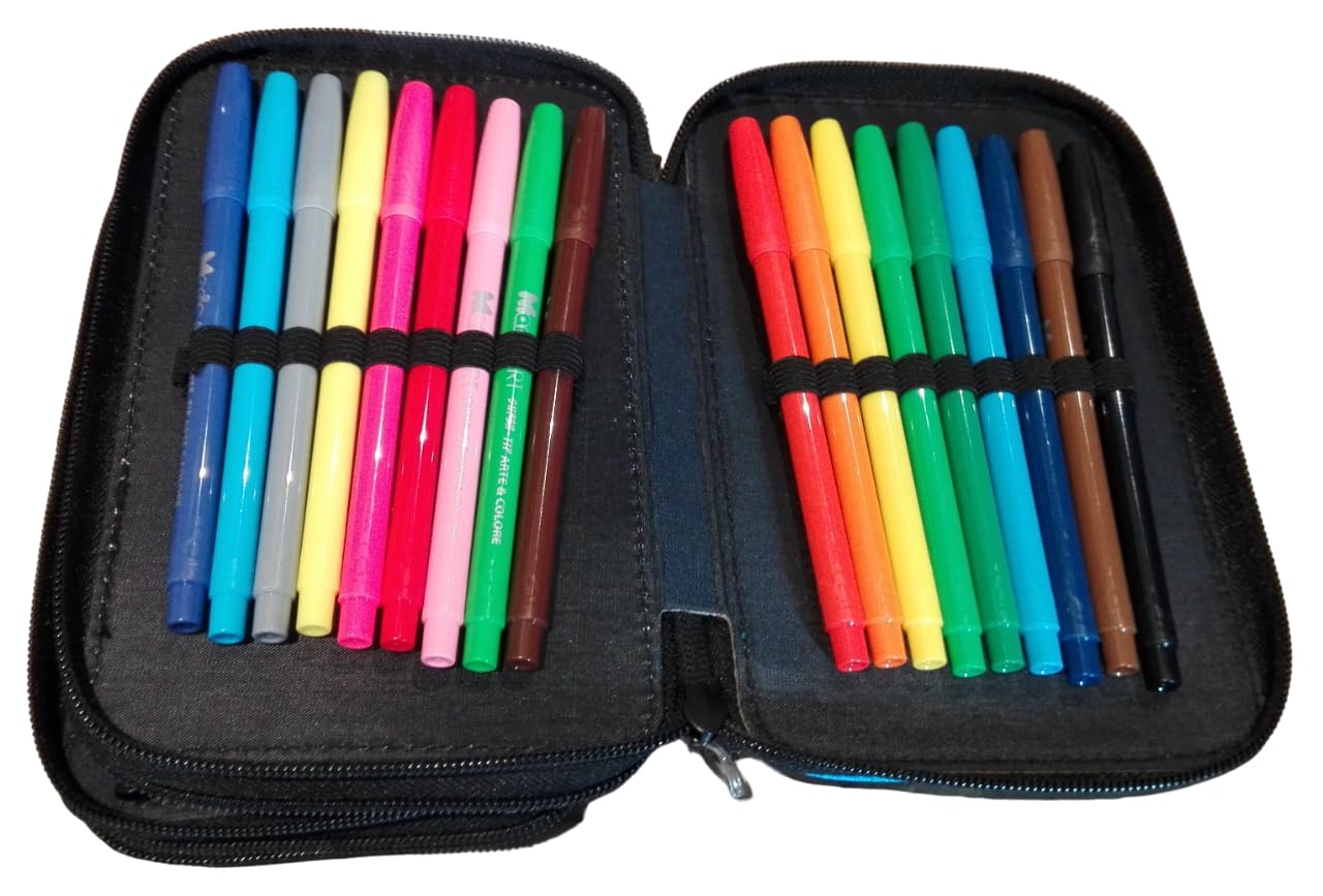 PRESTIGE & DELUXE Zaino Scuola Stumble Guys Tondo 3 scomparti + Astuccio 3 piani completo + Diario 2024/2025 + omaggio 7 penne cancellabili e portachiave personaggio
