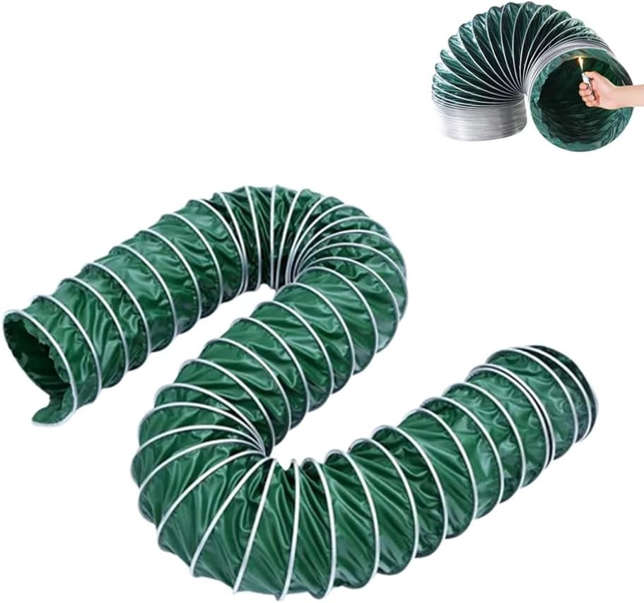8'' 10'' 15'' 17'' 20'' 23'' Flexible Ventilation Hose Replacement Cuttable HVAC Ducting for Various Air Circulation and Ventilation Projects(10m,200mm-7.8")