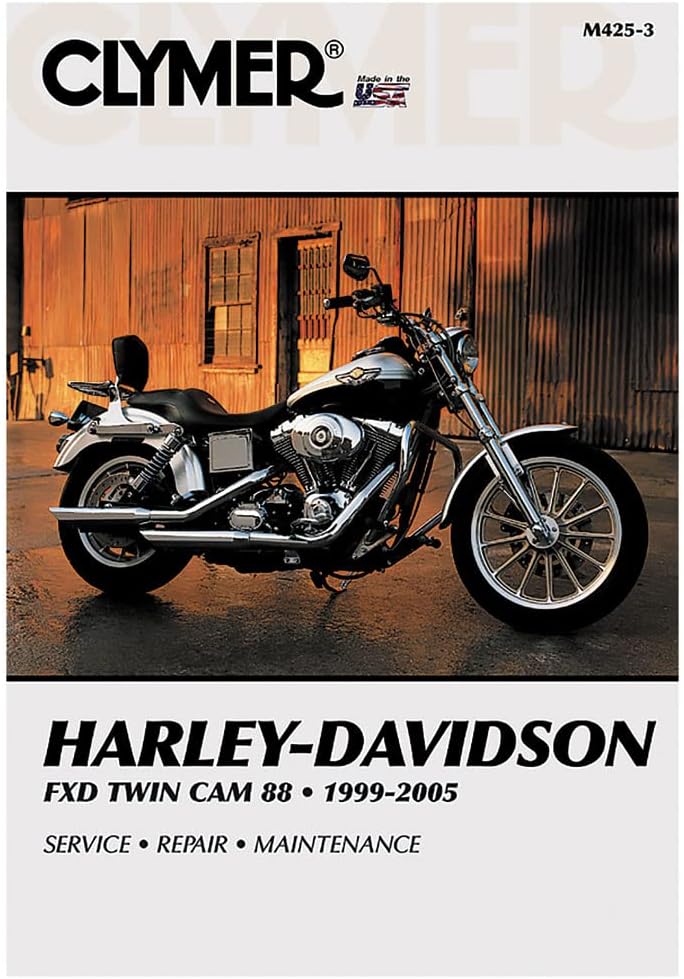 Clymer Repair Manual cover for Harley-Davidson FXD Twin Cam 88, 1999-2005