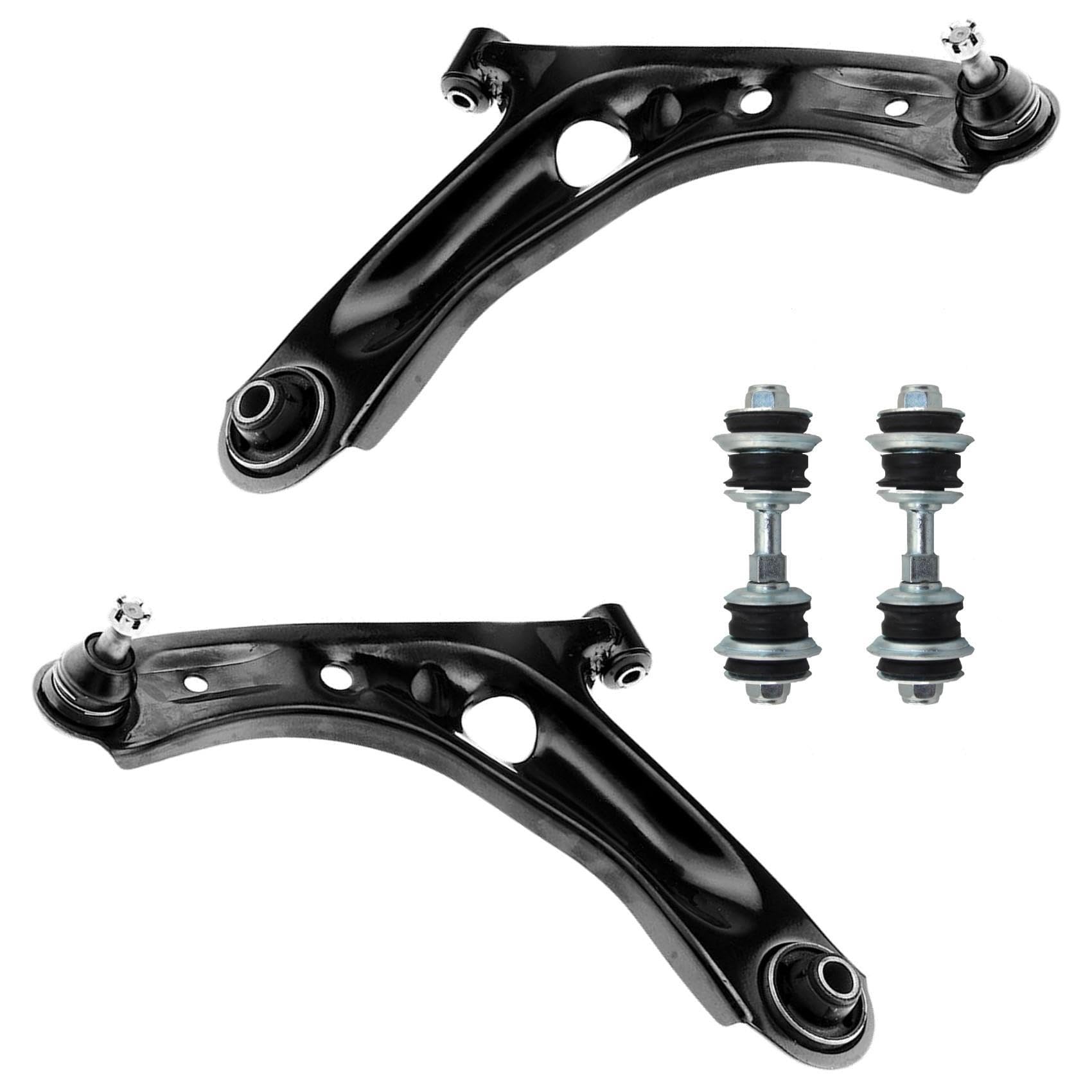 2x Querlenker 2x Koppelstange Vorderachse für Citroen C1 PM PN für Peugeot 107 PM PN für Toyota Aygo B1
