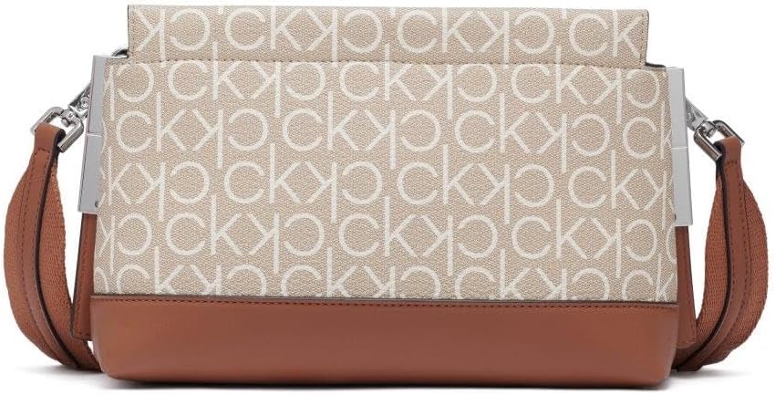 Calvin Klein womens Bianca Triple Compartment Crossbody - Image 3