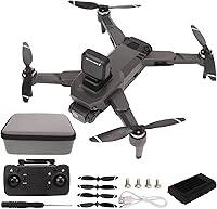Vista 7 de GPS Drone, Flying Around Point 4K HD Camera Black RC Drone Smart Follow for Panorama Shooting (2 Battery)