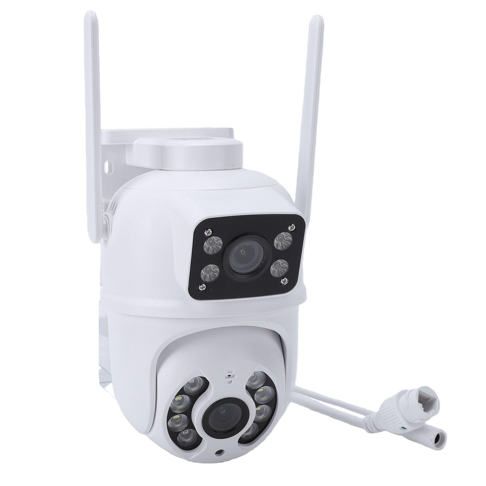 SENECESLI Telecamera PTZ da Esterno, Telecamera Resistente Alle Intemperie for Casa o Azienda (Spina europea)