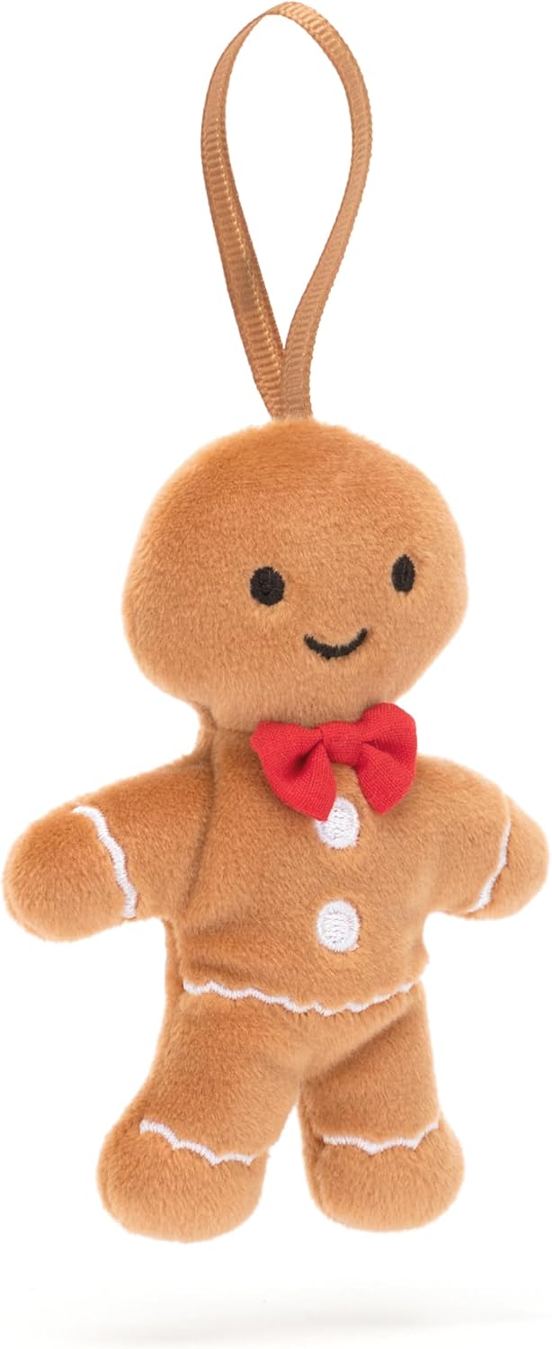 Jellycat Festive Folly Gingerbread Fred Ornament