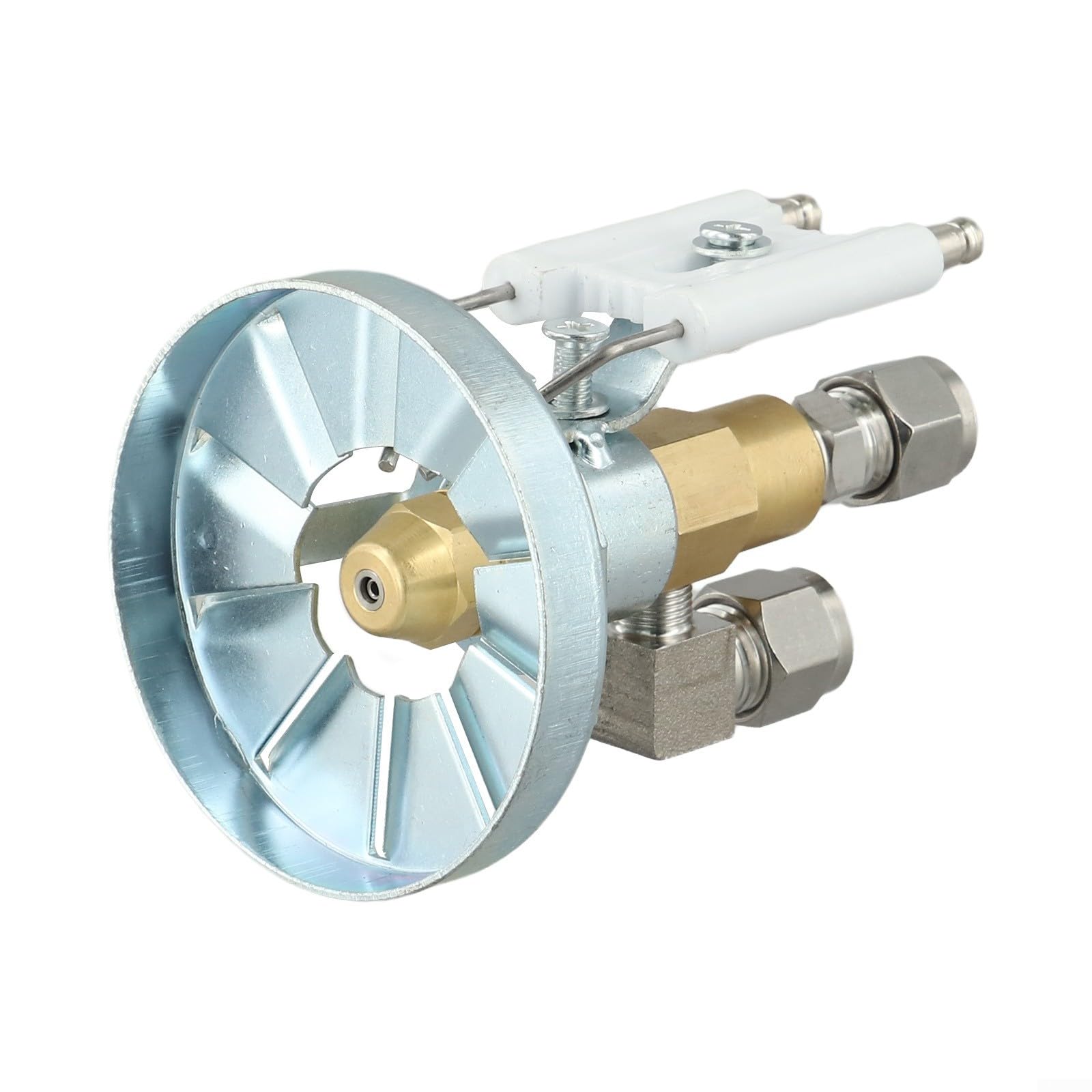 Ugello a sifone per bruciatori di olio esausto, sifone in acciaio inox, ugello a sifone per officina, umidificazione, raffreddamento, pulizia e rimozione della polvere (1,5 mm)