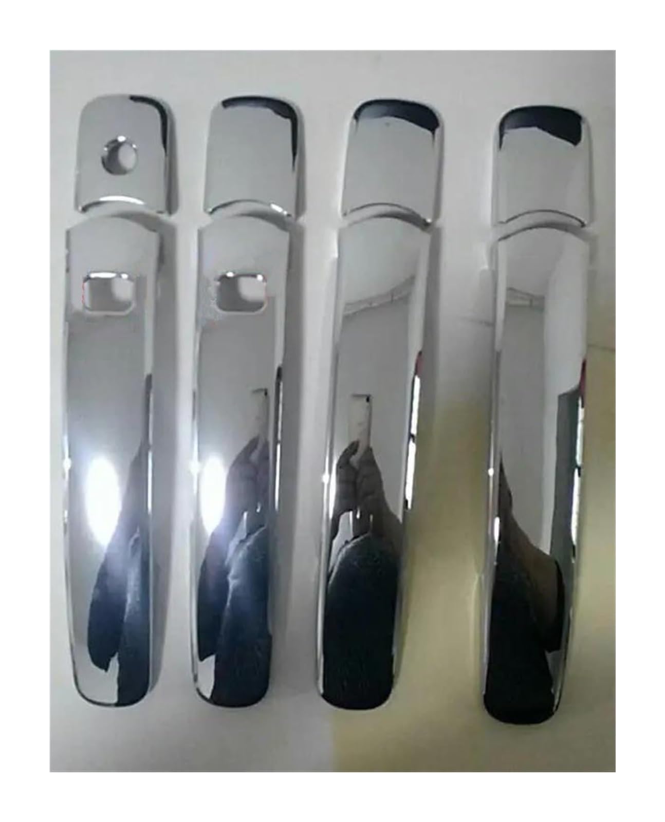 Hckclmbmzw 3 For Nissan For X-Trail T31 2009-201 Chrome Door Handle Cover Decorative Molded Clip Cup Protector Door Handle Cover(3)