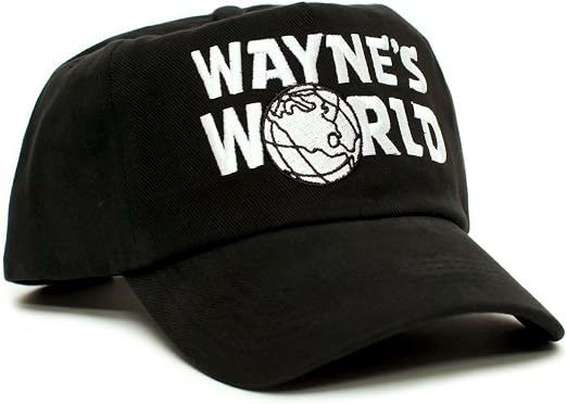 Movie Hat Adult Unisex Black Cap 