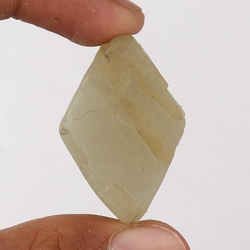 Miniatura 2 de GEMHUB Cristal natural de piedra lunar blanca áspera de 141.3 quilates, piedra lunar genuina, sin cortar, cristal curativo áspero