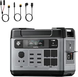 OUKITEL P2001E Pro Tragbare Powerstation 3200W, LiFePO4 Batterie 2048Wh | 1Std Schnellladung, 13 Anschlüsse, APP Mobile Stromversorgung für Outdoor, Camping, Wohnmobil