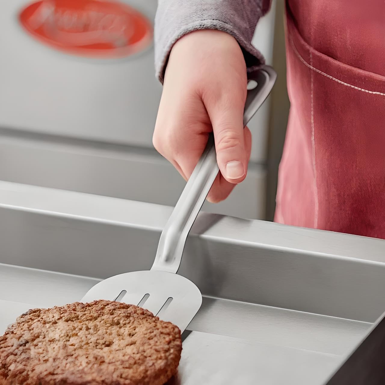 OCS Parts Pro Series Stainless Steel Kitchen Spatula | Slotted | 14.5