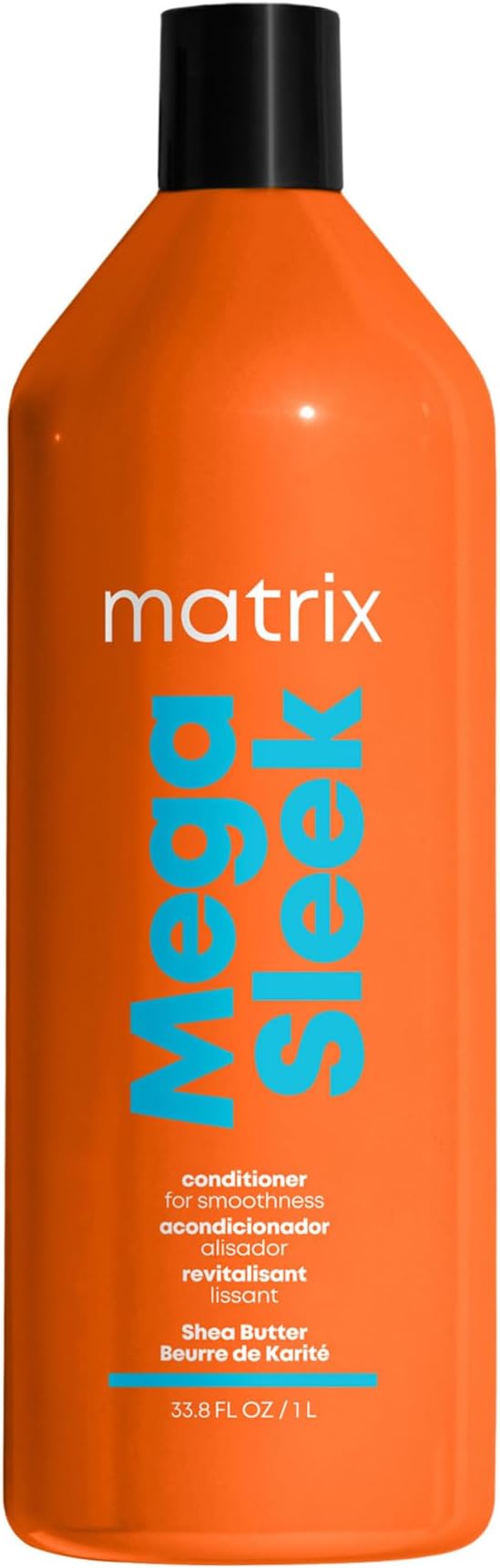 Mega Sleek | Smoothing Conditioner with Shea Butter to Protect against Humidity, for Coarse hair, Total Results