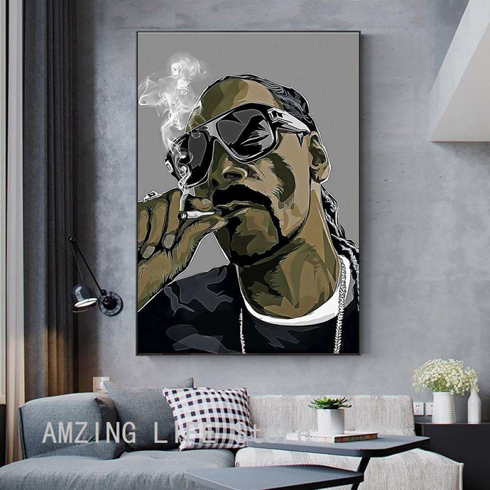 Affiche chanteur w toile d'impression d'art abstrait pour salon moderne sans cadre 60x60