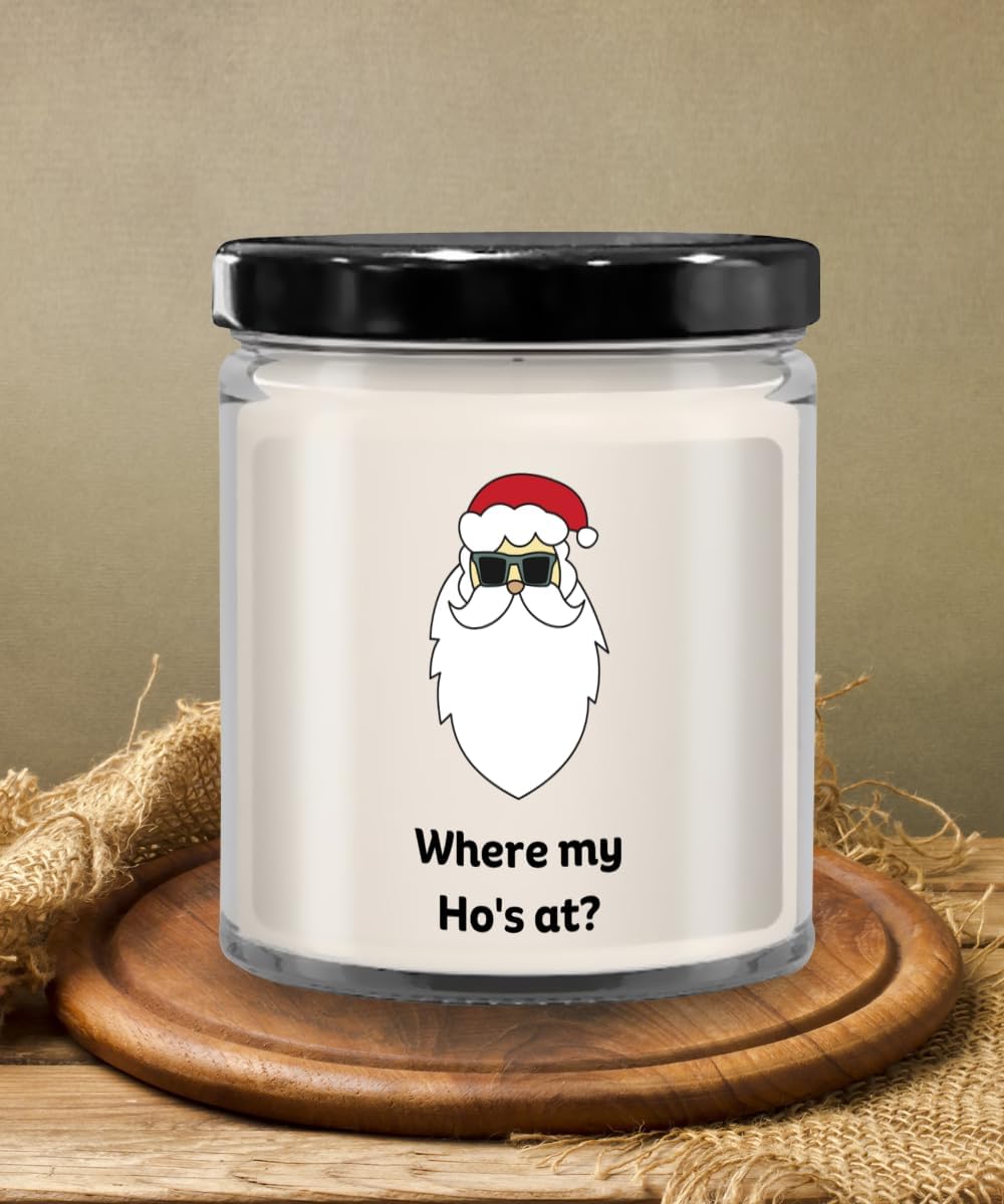 Where My Ho's at Candle, Candles with Sayings, Candles with Text, Funny Candle, Birthday Gift, Christmas, Halloween, Holiday