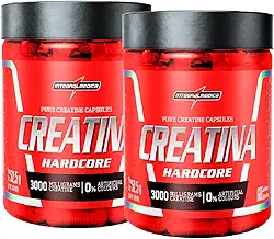 Kit 2x Integral medica - Creatina em Cápsulas Hardcore - Monohidratada - 60 Cápsulas