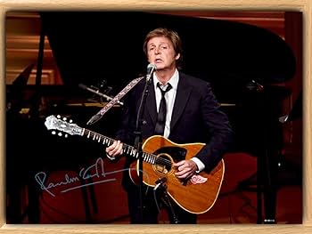 Amazon.co.jp: Paul McCartney x epiphone texan Framed Sign