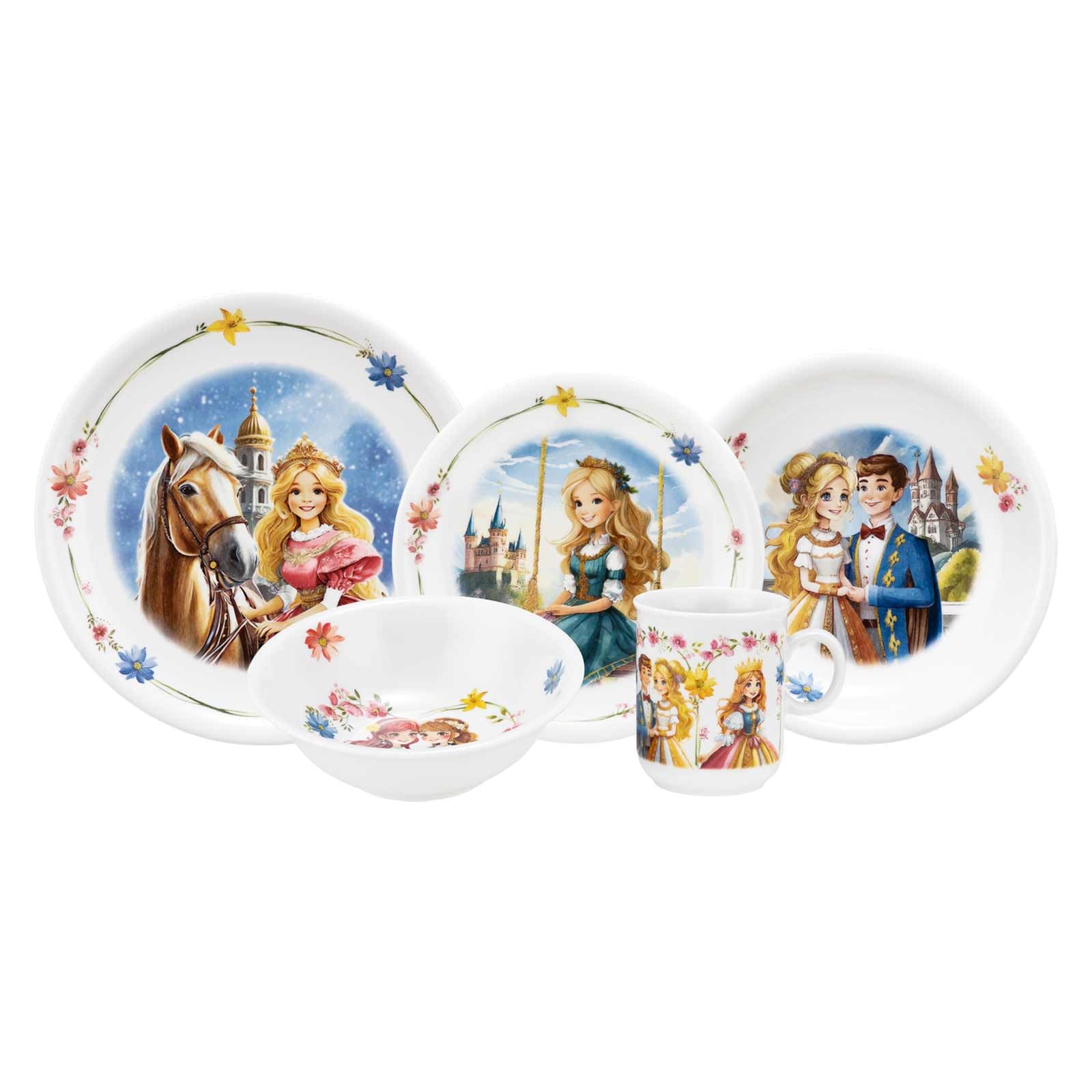 Service de table enfant en porcelaine Seltmann Weiden Princesse