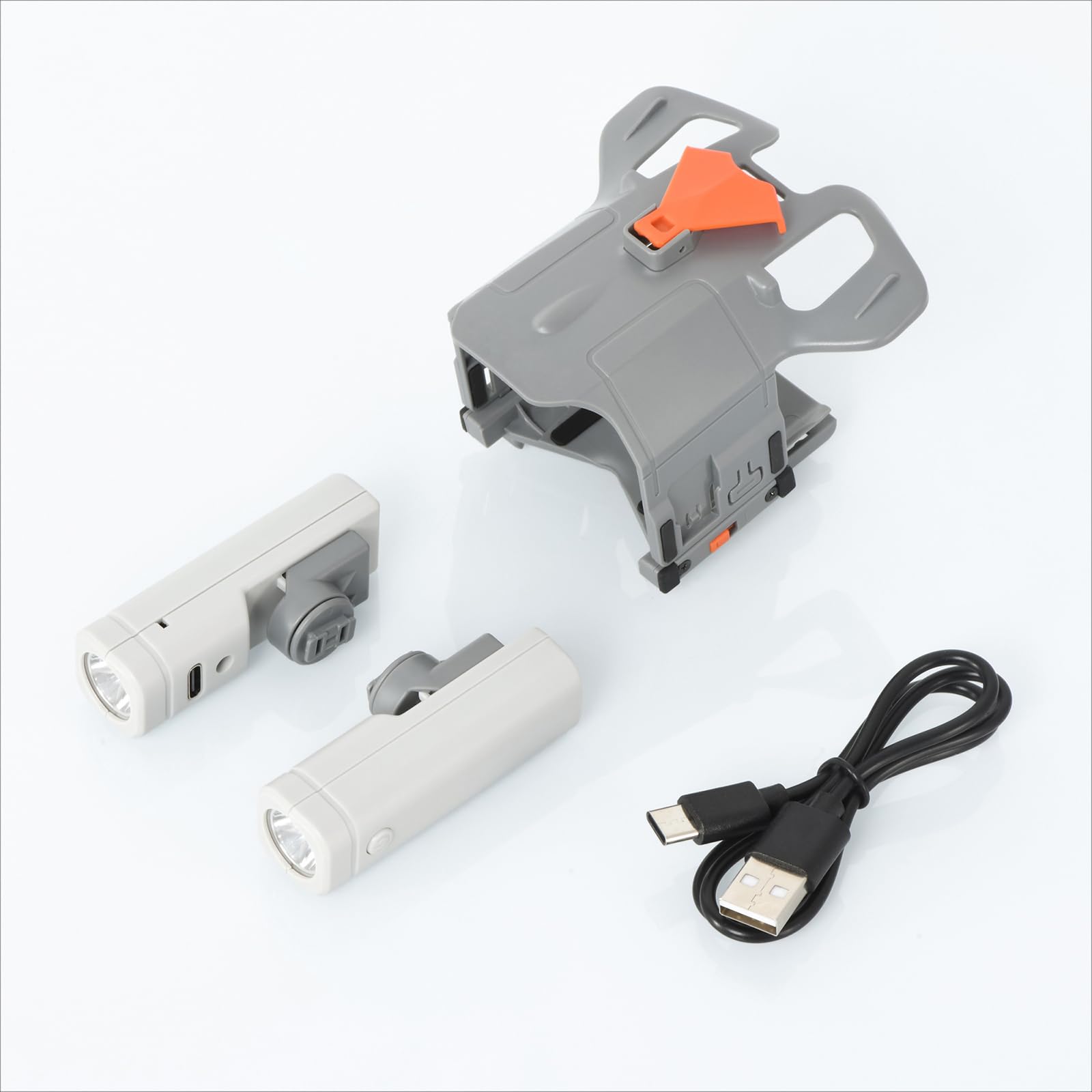 Mini5 Pro Drone Projecteur de recherche pour DJI Mini 5 Pro - Veilleuse rechargeable - Lumière double - Rotation à 360° - Modes multiples - Vol de nuit