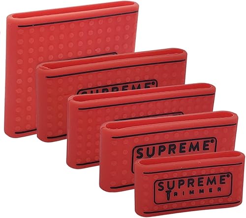 Miniatura 7 de Supreme Trimmer Clipper Grip - Pinzas de peluquero profesionales (5 piezas) bandas antideslizantes SGR55 para cortadora de pelo, agarre para