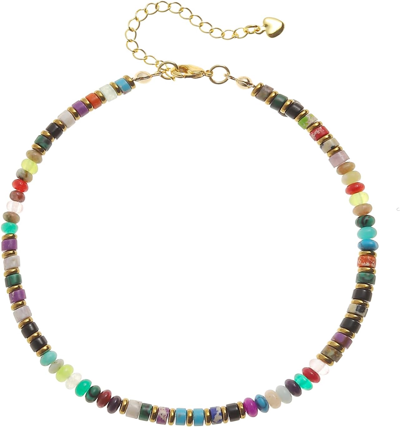 XIJIN Natural Stone Beaded Anklets for Women Handmade Beach Boho Turquoise Beads Ankle Bracelet Jewelry Gift for Her XIJIN Natural Stone Beaded Anklets for Women Handmade Beach Boho Turquoise Beads Ankle Bracelet Jewelry Gift for Her