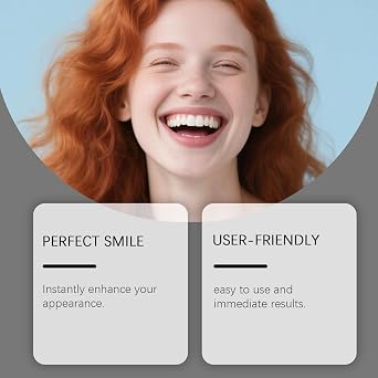 Dentures, Full Denture Set, False Teeth, Silicone Dentures To Fit Over Existing Teeth, Fits Both Upper and Lower Jaws, Silicone Reline Kit for Men and Women, Easy To Use (1 SET)