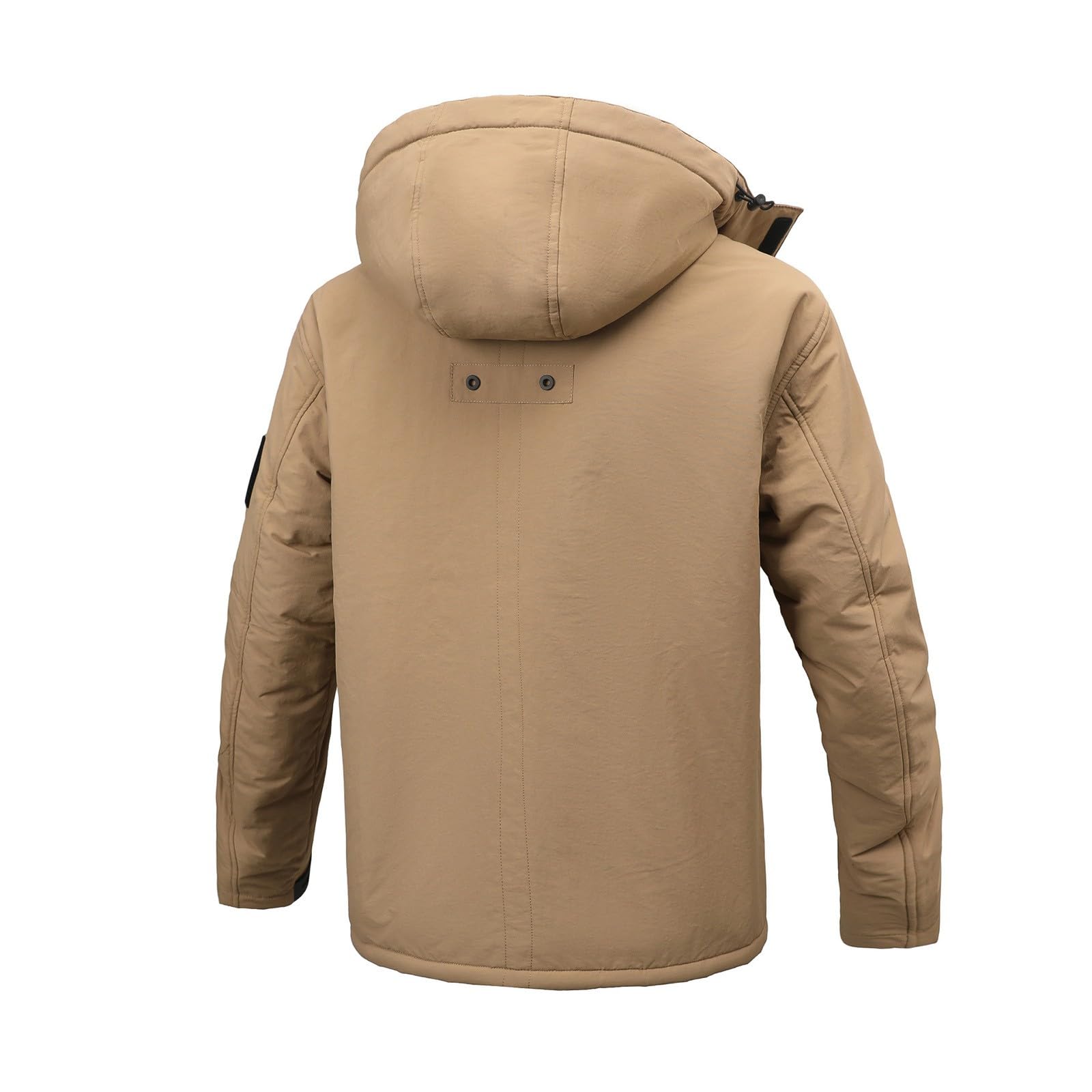 Forro Polar Hombre Tallas Grandes - Chaqueta de Forro Polar Grueso con Capucha, Bolsillos Delanteros, Cremallera Completa, Abrigo Suave y cálido para Exteriores.