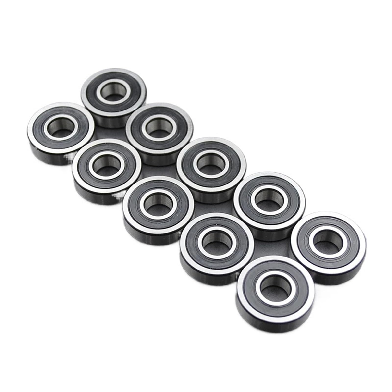 10/100 pièces 608 606 607 609 625 626 627 628 629 2RS roulements DDU alésage 5mm 6mm 7mm 8mm 9mm roue à rouleaux roulement scellé lubrifié(629 2RS Premium,100pcs)