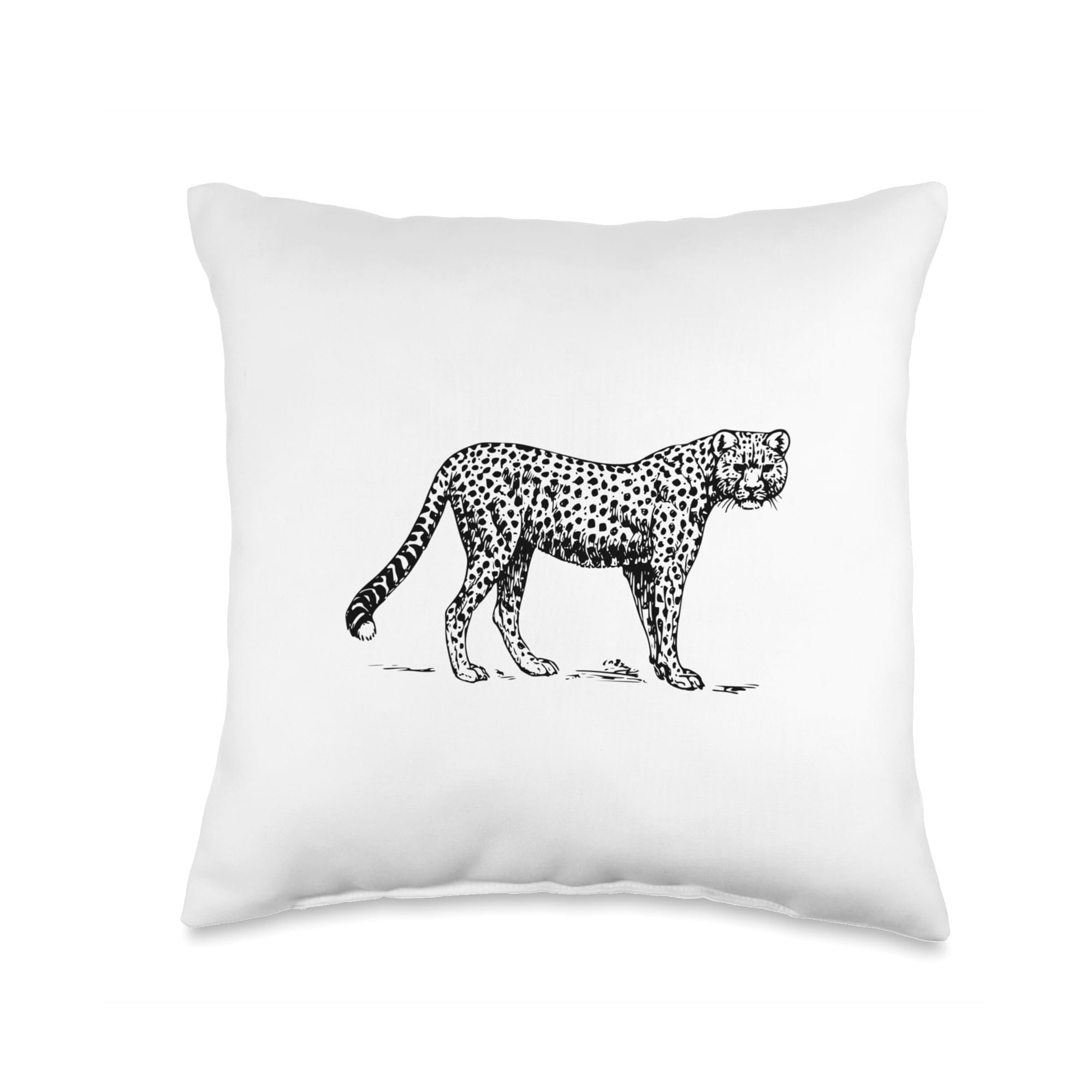 cheetah room decor cool girl Throw Pillow