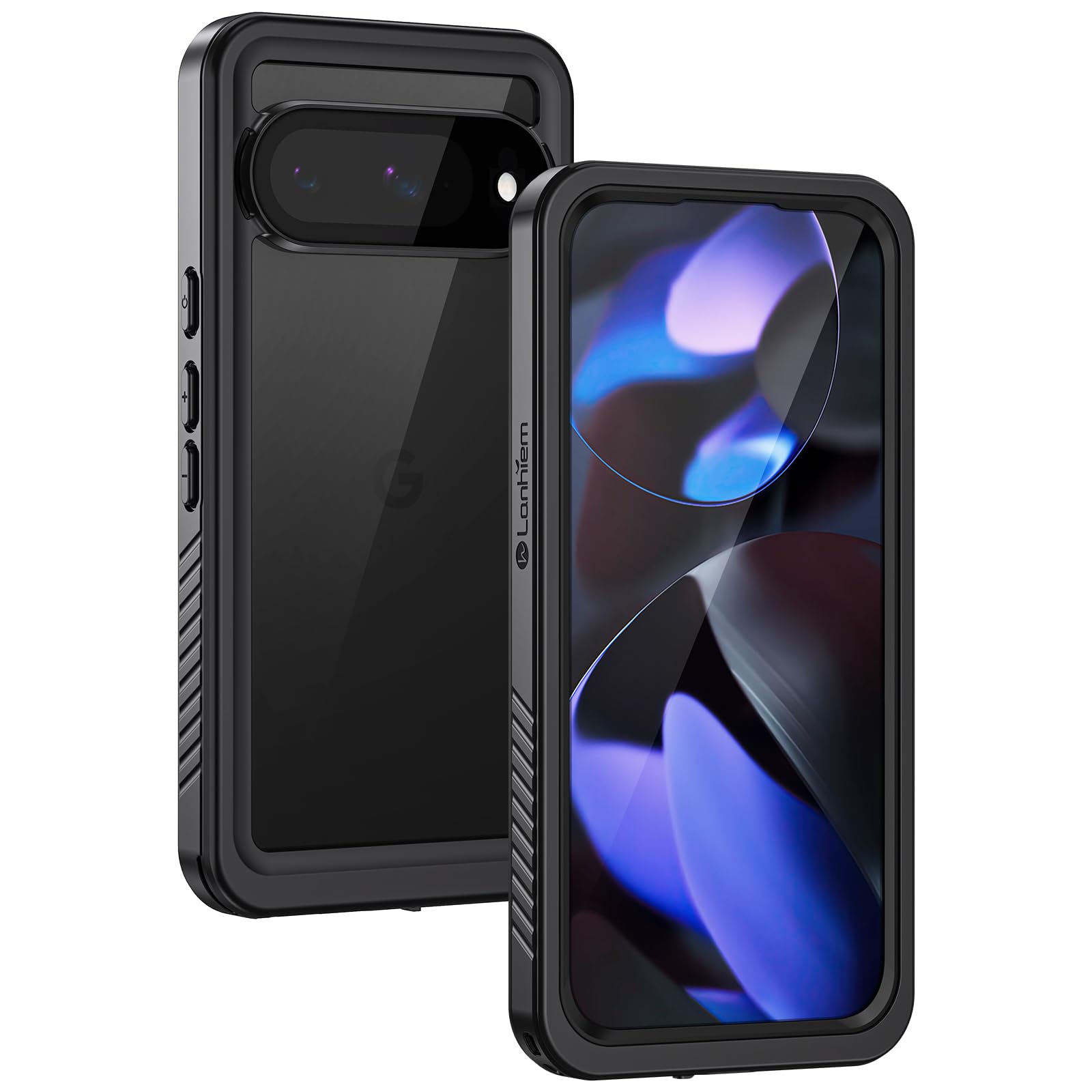 Custodia SUPCASE Per Google Pixel 9A (2025) Con Protezione Scherzo - Militare, Clip E Supporto Integrato - Nero