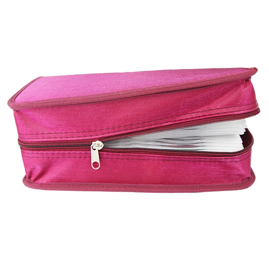 3 zestaw etui na płyty CD DVD organizer do gier dysk portfel uchwyt torba do przechowywania DVD srebrny