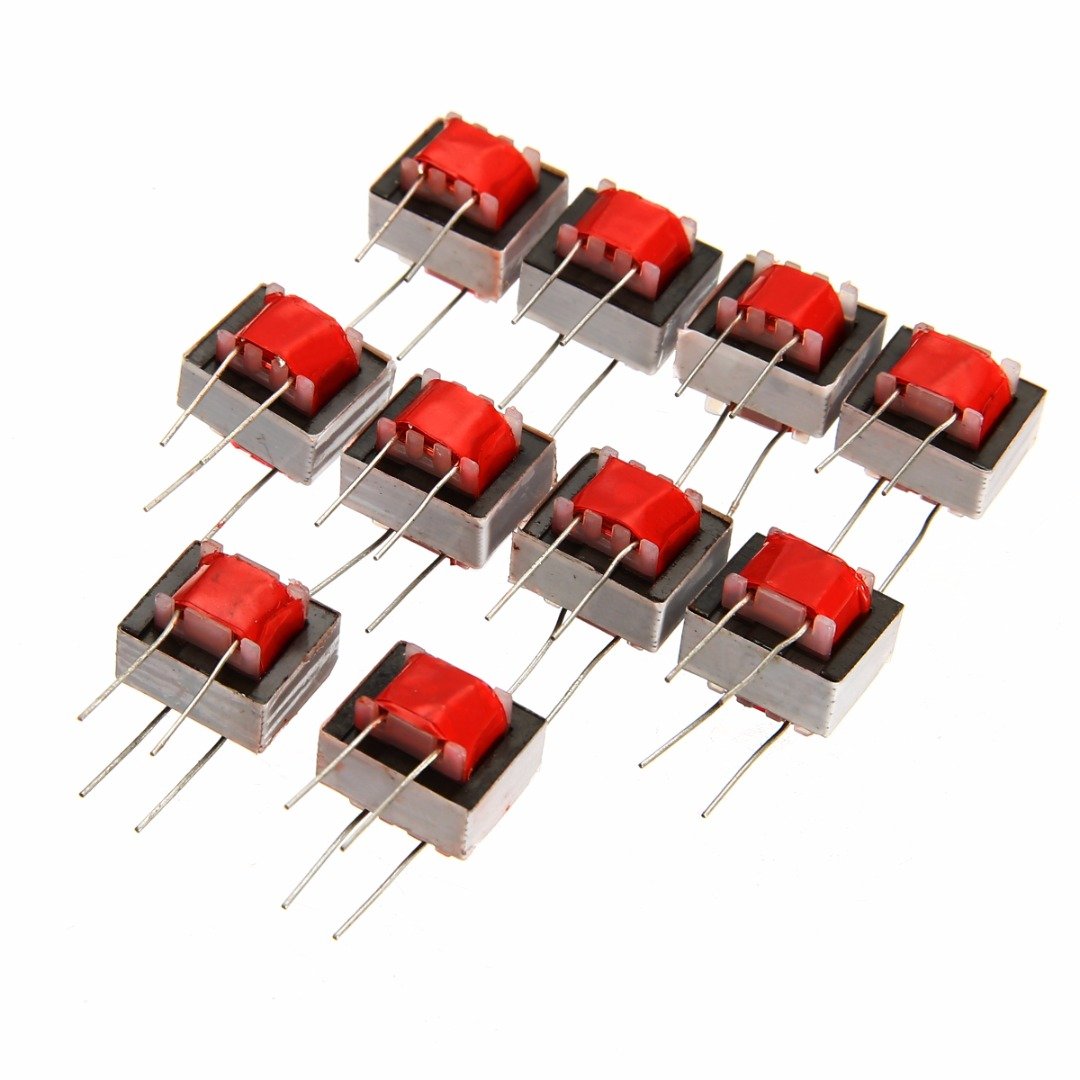 Transformateur D'Isolation Audio EI14 600:600 Ohm 1:1 - Lot De 10 Pièces