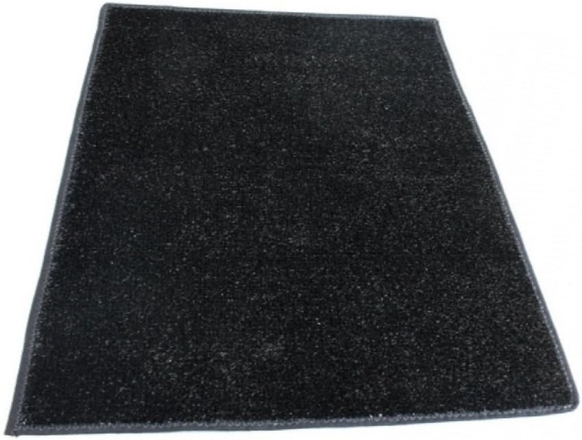 KOECKRITZ Colorful Outdoor Turf Rugs - Lightweight & Flexible for Easy Transportation. Great for Gazebos, Decks, Patios, Balconies & Much More. Many Sizes & Colors to Choose from (6' x 9', Black)