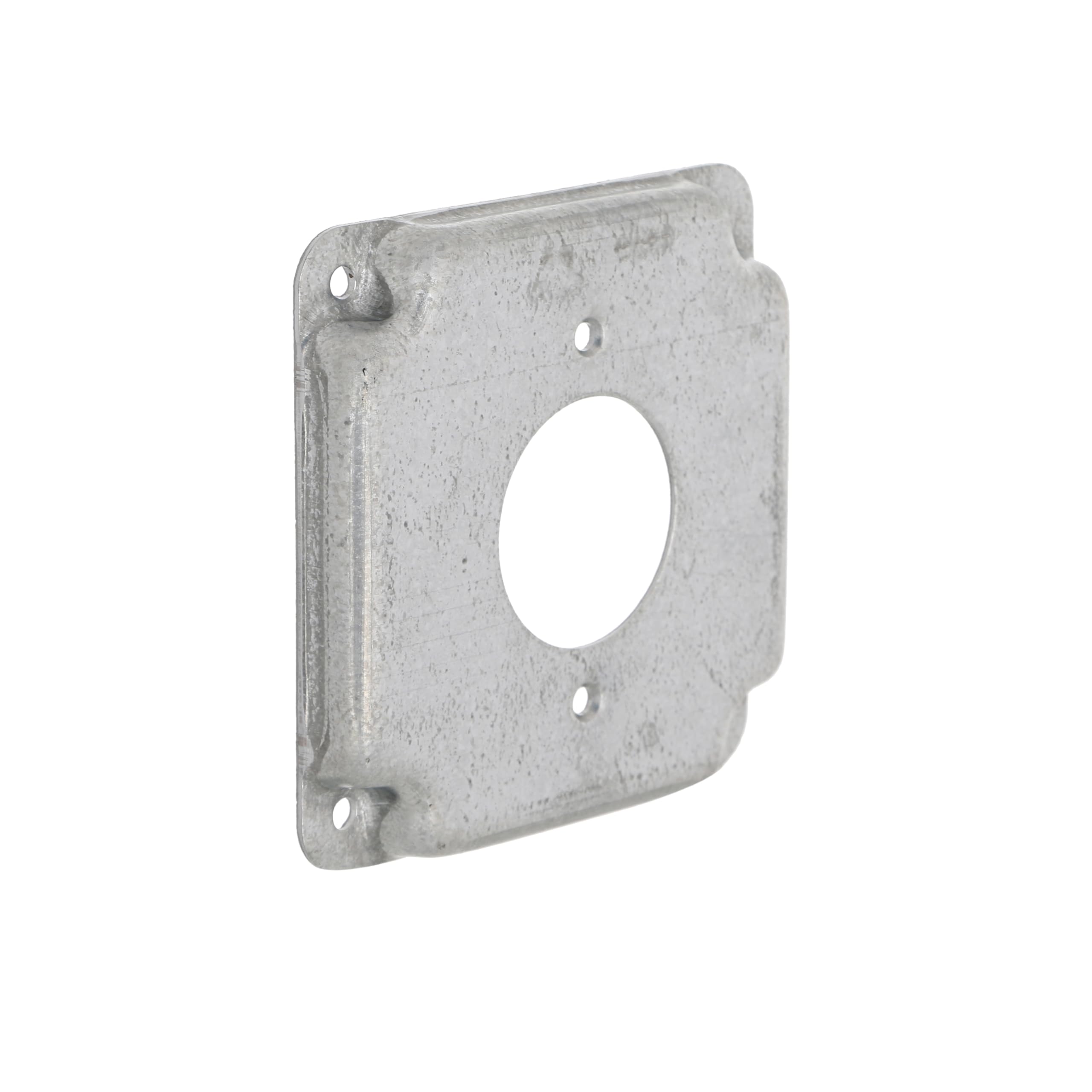 Hubbell-Raco 812C 20A Receptacle 1.594-Inch Diameter 4-Inch Square Exposed Work Cover
