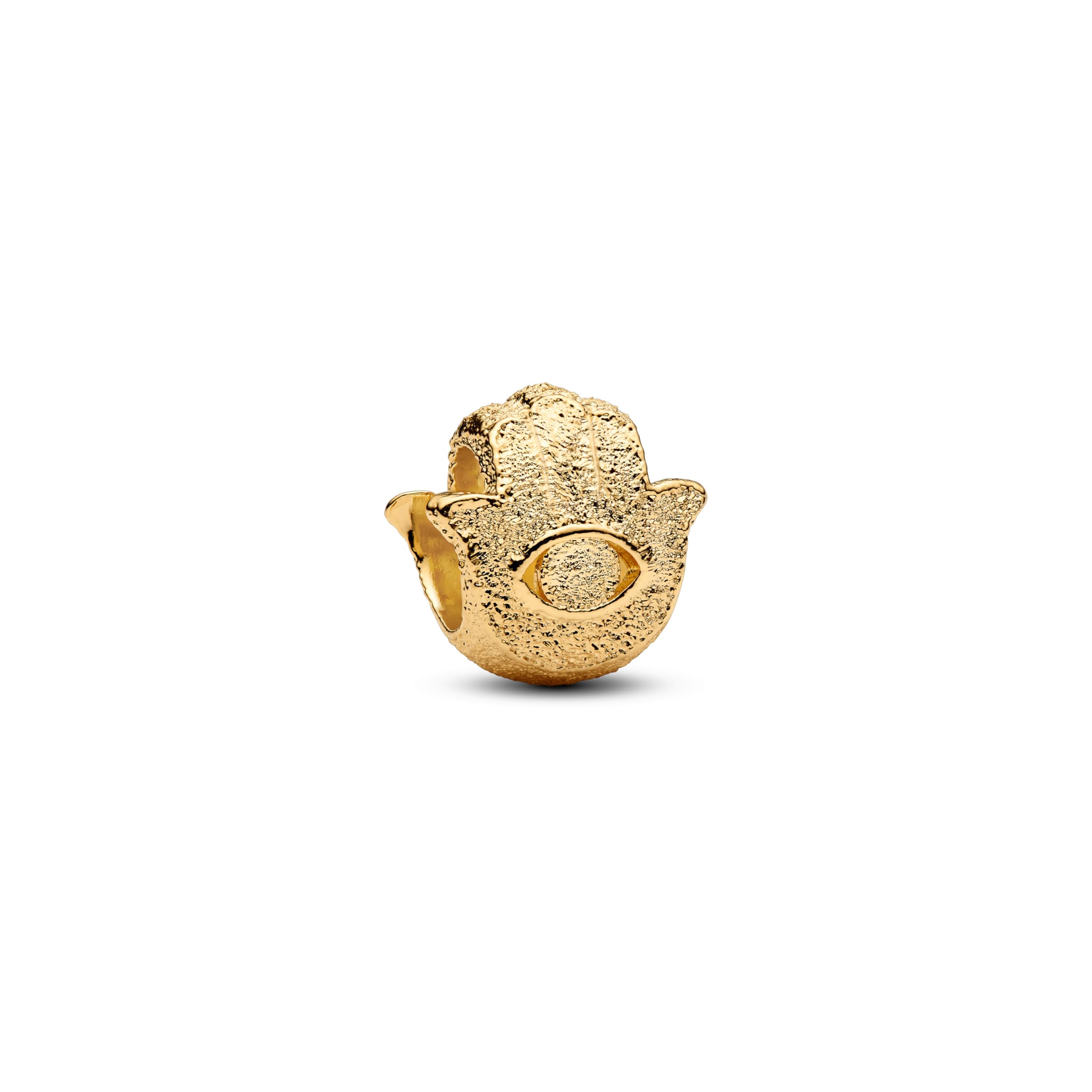 Breloque Main de Fatima en Argent Sterling et Or 14 Carats - PANDORA Moments