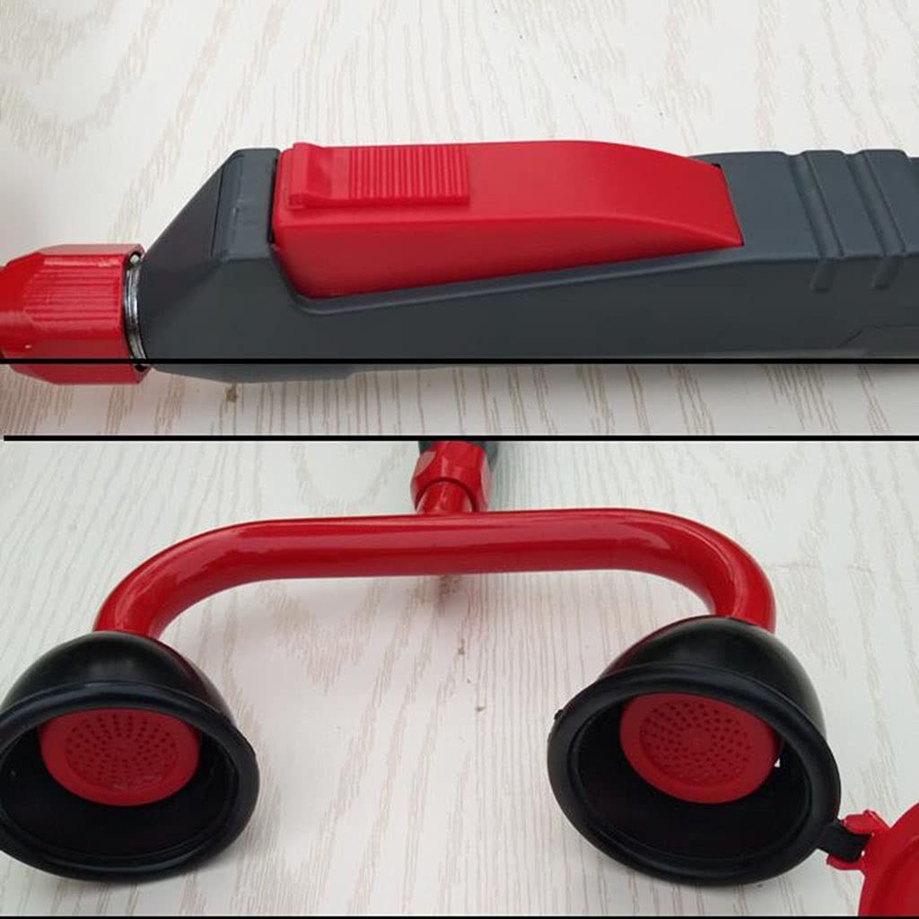 Estación Lavaojos de Emergencia Portátil Estación de Lavado de Ojos Drench Hose Ducha con Cabezal Rociador para Uso Industrial y de Laboratorio (Cabezal Doble de Latón)