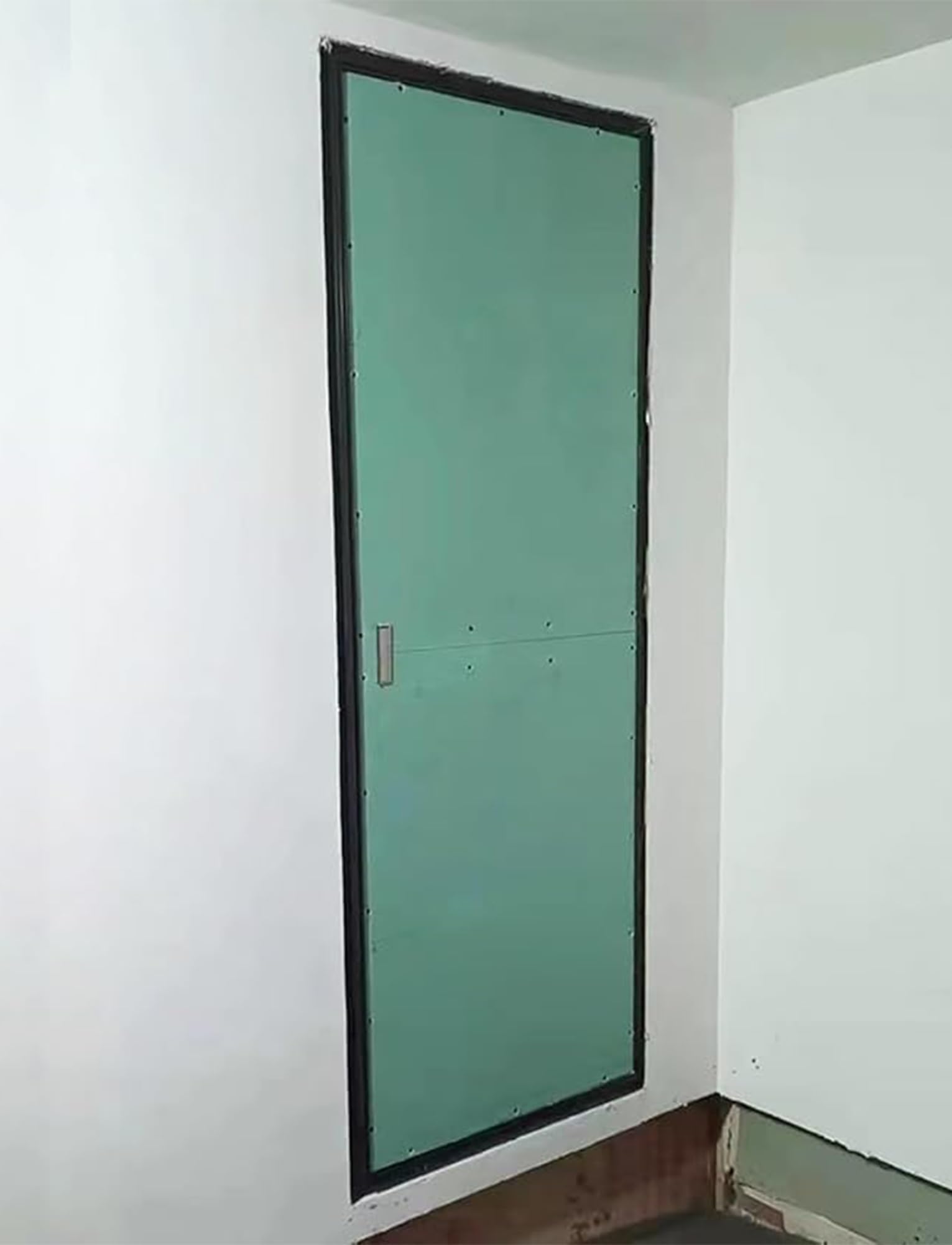Genérico Panel de Acceso para Paneles de Yeso pintable con Marco de Aluminio Negro, Puerta de Acceso de Servicio de 24x26 Pulgadas para Placas de Yeso Laminado, Caja de Contador y Tapa de Orificio de