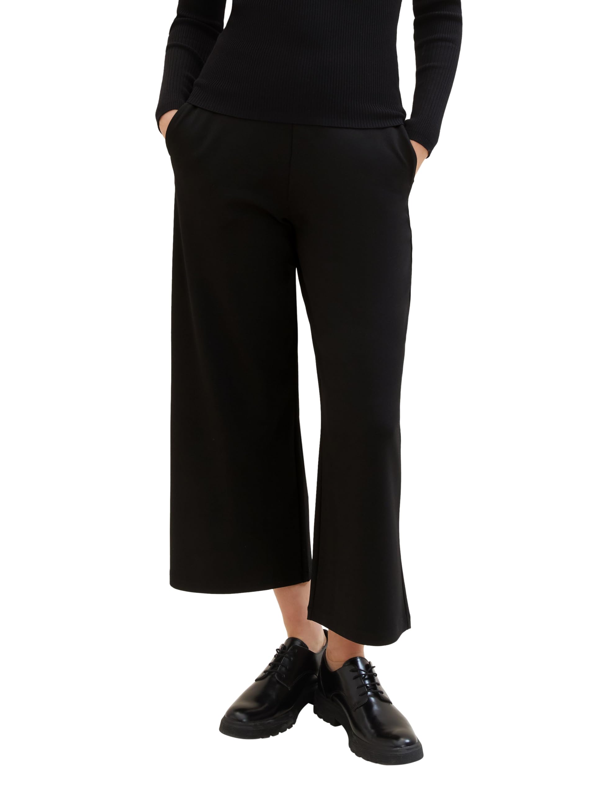 TOM TAILOR DENIM Culotte Damen – Deep Black, Größe XL (42)