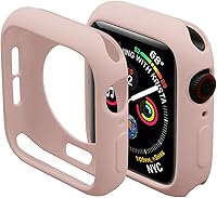 Vista 23 de Miimall Funda compatible con Apple Watch de 1.77 pulgadas, funda delgada de poliuretano termoplástico antiarañazos, funda protectora para Apple