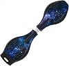 Magnitt Caster Board, Deluxe Junior Skateboard with Illuminating Wheels, Compact Lightweight Waveboard, Twistboard for Kids 8, Upgrade Color
