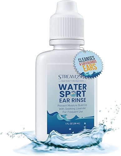 Miniatura 10 de Stream2Sea Water Sport - Enjuague de oídos para nadadores, buceadores y surfistas, 1 onza líquida, gotas naturales biodegradables para los oídos