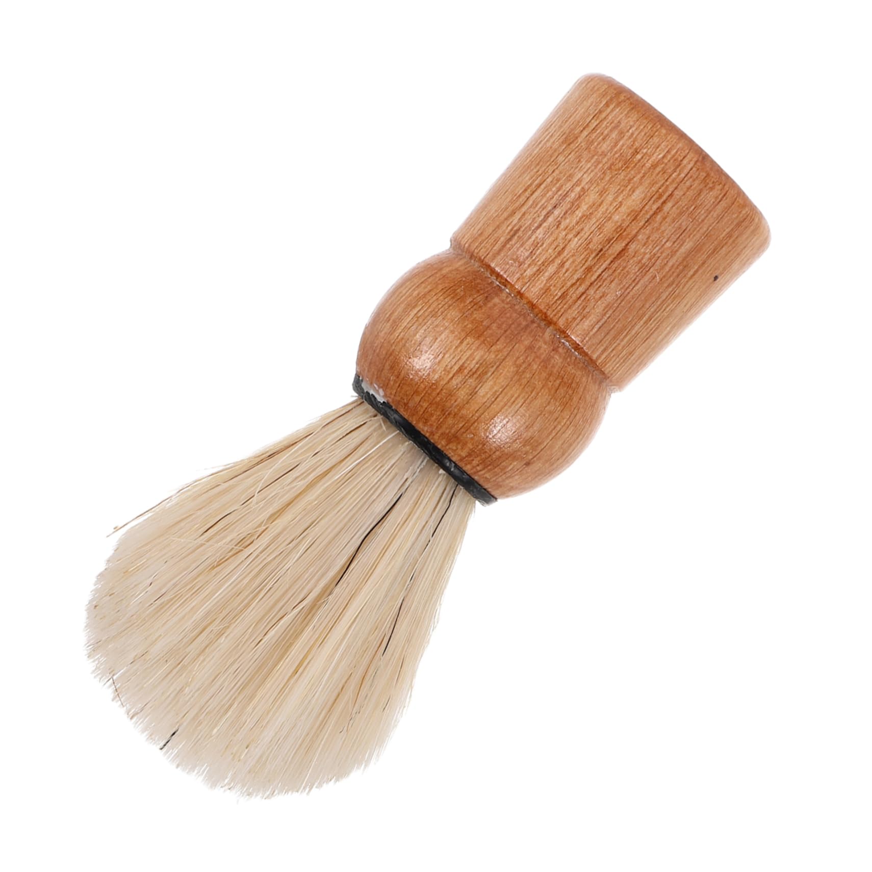 Didiseaon Retro Beard Shaving Brush With Wooden Handle Face Shaving Beard Grooming Brush Tool For Shave Cream Shaving