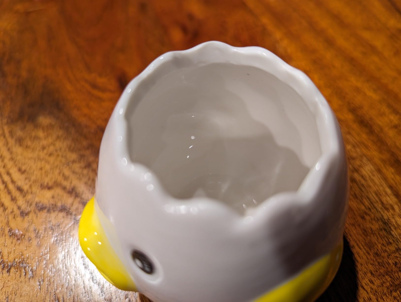 LuoCoCo Cute Egg Separator, Ceramics Vomiting Chicken Egg Yolk White