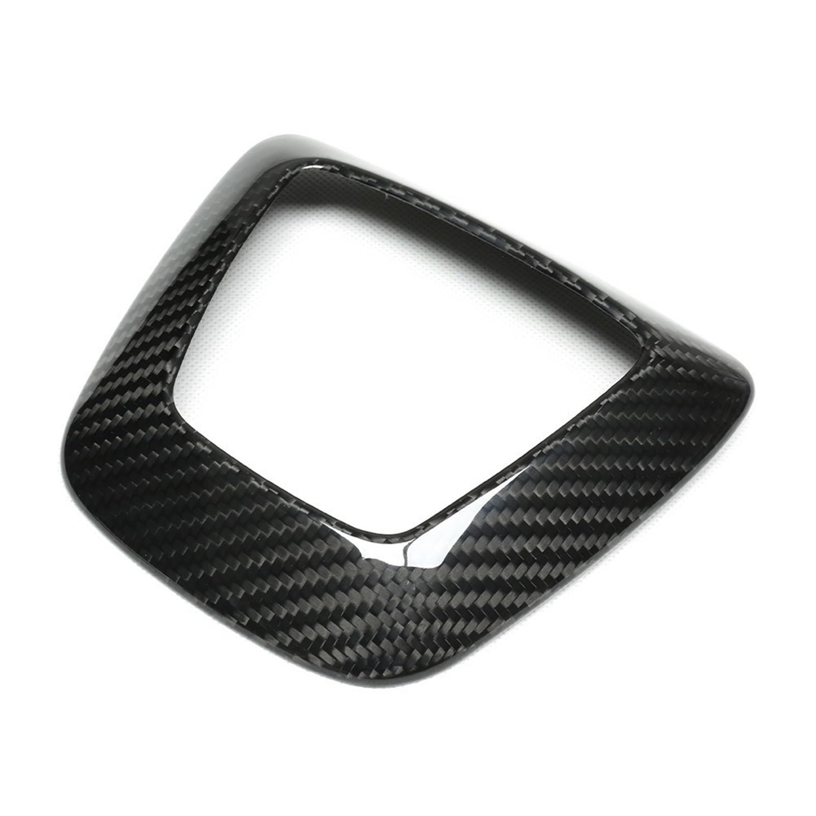 KUWAYO Carbon Fiber Car Steering Wheel Cover for T-e-s-l-a Model 3 Highland Model Y Juniper 2025+ Sticker Interior Accessories(Bright Carbon)