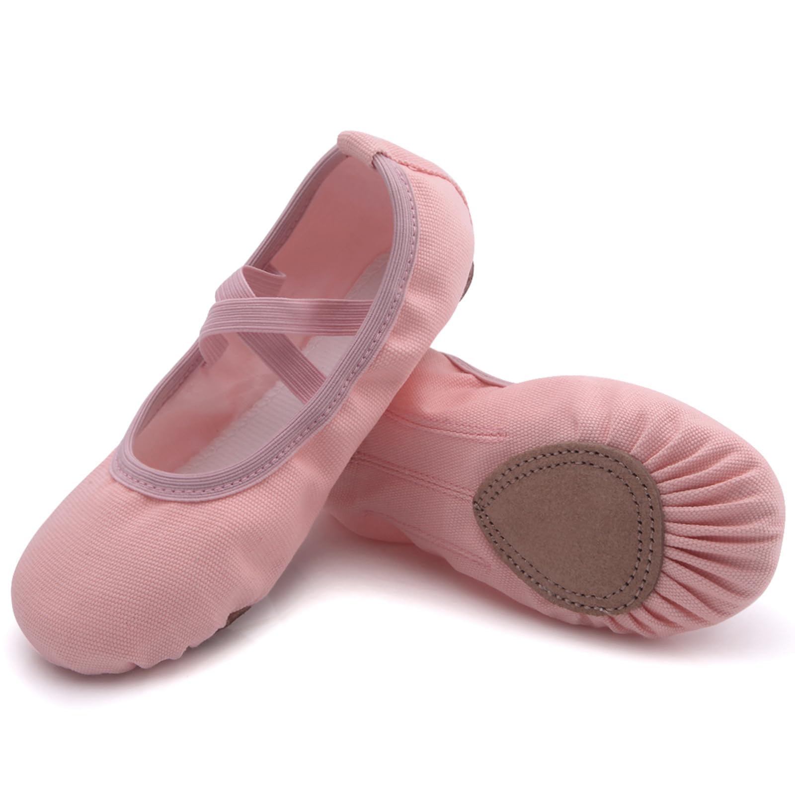 Uniuni Ballettschuhe Geteilte Ledersohle für Kinder und Erwachsene